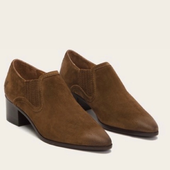 Frye Shoes - FRYE Eleanor Western Shooties, Chestnut